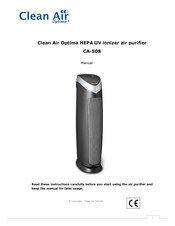 Clean Air Optima CA-508 Bedienungsanleitung