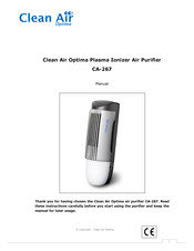 Clean Air Optima CA-267 Bedienungsanleitung