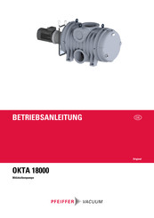 Pfeiffer Vacuum OKTA 18000 Betriebsanleitung