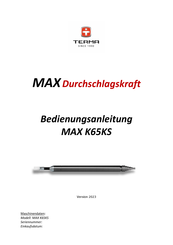TERMA MAX K65KS Bedienungsanleitung