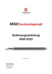 TERMA MAX K55S Bedienungsanleitung