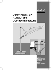 Derby Pendel DX Aufbau- Und Gebrauchsanleitung
