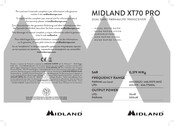 Midland XT70 PRO Kurzanleitung