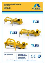 Alpego TRILAT TL33-140 Bedienungs- Und Wartungshandbuch