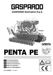 Gaspardo PENTA PE-Serie Gebrauch Und Wartung