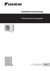 Daikin RXM20R5V1B9 Installationsanleitung