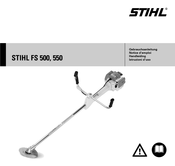 Stihl FS 550 Gebrauchsanleitung