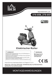 Homcom 370-056 Montageanweisungen