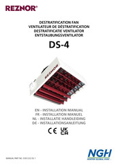 Reznor DS-4 serie Installationsanleitung