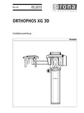 Sirona ORTHOPHOS XG 3D Installationsanleitung