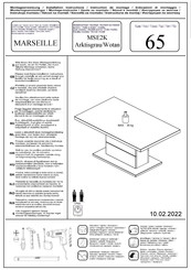 möbelando 65 Montageanleitung