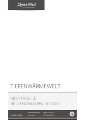 Thera-Med TM 1-ELEGANCE Montage- & Bedienungsanleitung