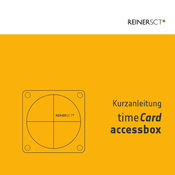 Reinersct timeCard accessbox Kurzanleitung
