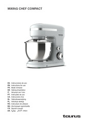 Taurus MIXING CHEF COMPACT Gebrauchsanleitung