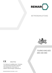 Remarc TOURNO KING-SIZE 2WD Betriebsanleitung