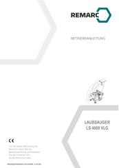 Remarc LS 4000 VLG Betriebsanleitung