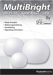 ubbink Multibright 30 Solar Float-LED Bedienungsanleitung
