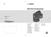 Bosch GEX 185-LI Professional Originalbetriebsanleitung