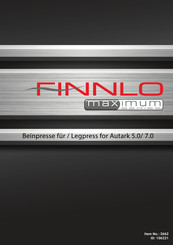 finnlo maximu Autark 5.0 Bedienungsanleitung