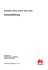 Huawei SUN2000-50KTL-M3 Kurzanleitung