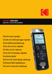 Kodak VRC450 Schnellstartanleitung