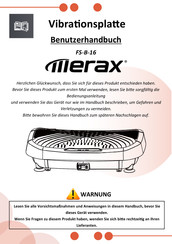 Merax FS-B-16 Benutzerhandbuch
