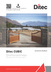 DITEC CUBIC Technisches Handbuch