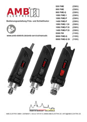 AMB 1050 FME-P Bedienungsanleitung