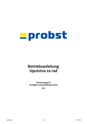 probst VZ Betriebsanleitung