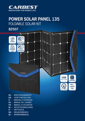Carbest POWER SOLAR PANEL 135 Benutzerhandbuch