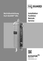 elysator H2O GUARD 60v Betriebsanleitung