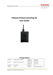 Pekatronic Pekasat Protect Jamming 2G Bedienungsanleitung