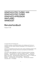 ATI GRAPHICS PRO TURBO 1600 Benutzerhandbuch
