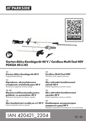 Parkside PGKGA 40-Li B2 Originalbetriebsanleitung