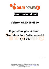 Voltronic LIO II-4810 Benutzerhandbuch
