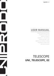 UNIPRODO UNI TELESCOPE 02 Bedienungsanleitung