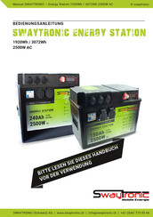 SWAYTRONIC ENERGY STATION 2500W AC Bedienungsanleitung