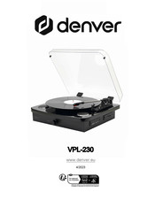 Denver VPL-230 Bedienungsanleitung