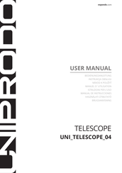 UNIPRODO UNI TELESCOPE 04 Bedienungsanleitung