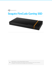 Seagate FireCuda Gaming SSD Bedienungsanleitung