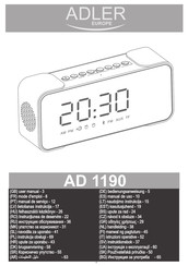 Adler europe AD 1190 Bedienungsanweisung