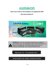 AUMOON LP12-100A Benutzerhandbuch