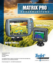 TeeJet Technologies MATRIX PRO 840G Kurzanleitung