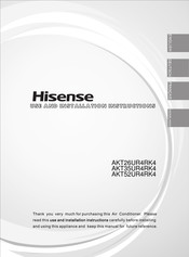 Hisense AKT35UR4RK4 Installations- Und Gebrauchanweisungen