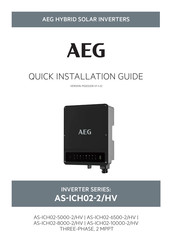 AEG AS-ICH02-2/HV-Serie Schnellinstalationsanleitung