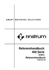 Rinstrum K481 Referenzhandbuch