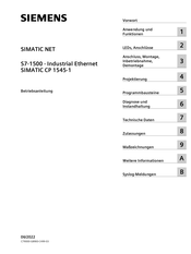 Siemens CP 1545-1 Betriebsanleitung