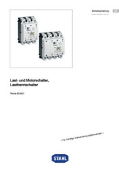 Stahl 8549/1-Serie Betriebsanleitung