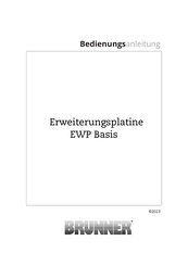 Brunner EWP Basis Bedienungsanleitung