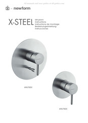 Newform X-STEEL 69670EX Bedienungsanleitung